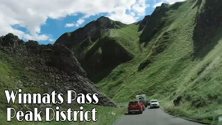 4K OSMO ACTION - WINNATS PASS, PEAK DISTRICT | DRIVING TOUR 2021 - ROAD TRIP | ENGLAND