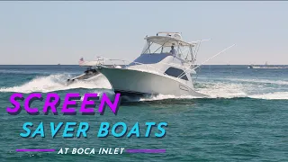 SCREEN SAVER BOATS / BOCA RATON INLET BOAT VIDEOS / CUSTOM YACHT SHIRTS