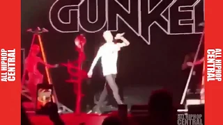 Machine Gun Kelly Gets Booed Off Stage For Singing Rap Devil While Opening For Fall Out Boy 👀💀