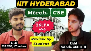 Interaction with MTech. CSE @IIIT Hyderabad student