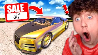 GTA 5 But Every SUPERCAR Costs 1$