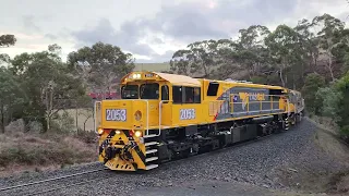 Tasrail paper train #532  Coal Mine Bend ( 2053 trial south line) 2024