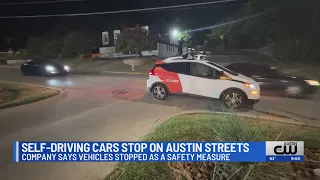 Driverless cars stop traffic in Austin, company responds