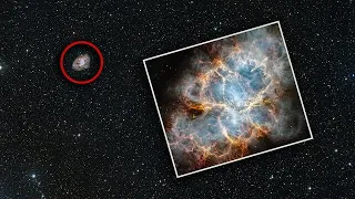 Zoom into the Crab Nebula