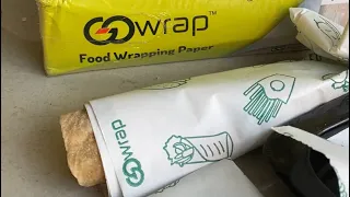 Go wrap food wrapping paper | Go wrap roti , paratha wrapping paper