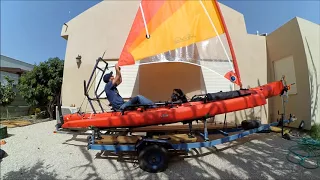 Hobie Mirage Tandem Island Main Sheet Riser & Utility Bar DIY