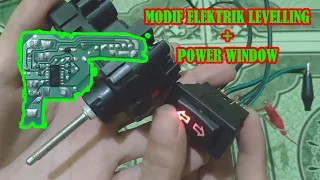 Cara Modif Merakit Elektrik levelling Power Window Motor Untuk Projector Vario 150 Nmax Honda Yamaha