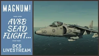 AV8B Harrier SEAD Mission Against SA-6 | Livestream | DCS World 2.5