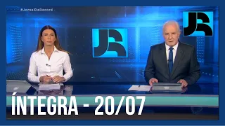 Assista à íntegra do Jornal da Record | 20/07/2022