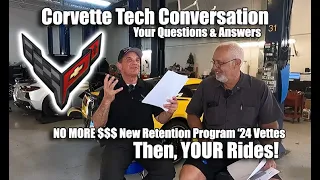 CORVETTE SERVICE CONVERSATION & MORE ON TECH TUESDAY & YOUR RIDES!