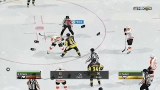 NHL 17 (PS4) - 2017-18 - Game 22 vs Flyers