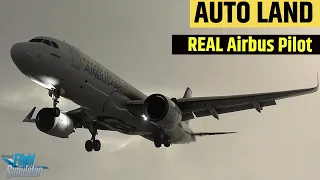 *Auto Land!* | FS2020 A320 NEO | REAL Airbus pilot!