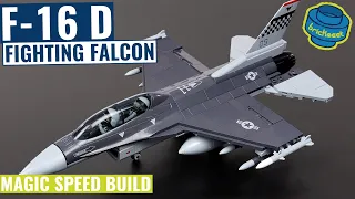 F-16 D Fighting Falcon - All-Weather Multirole Aircraft - COBI 5815 (Speed Build Review)