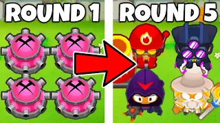 IMPOPPABLE MODE, But My Towers RANDOMIZE Every 5 ROUNDS! CAN I WIN? (Bloons TD 6)