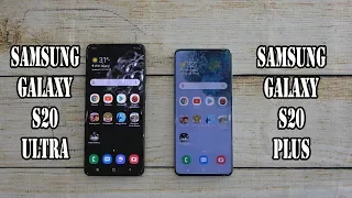 Samsung Galaxy S20 Ultra vs Samsung Galaxy S20+ | SpeedTest and Camera comparison