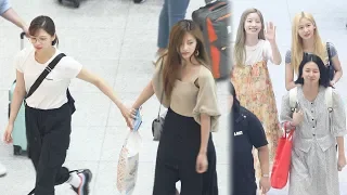 190715 트와이스(TWICE) 출국 Departure (쯔위 리드하는 정연) [인천공항] 4K 직캠 by 비몽