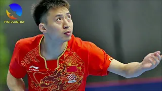 Fang Bo - one of the best forehand in the world
