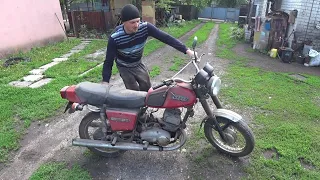 ИЖ ЮПИТЕР-5 в 30лет за руль мотоцикла,  вспомнил юность!