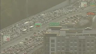 WTH?! The Katy Freeway massive traffic nightmare