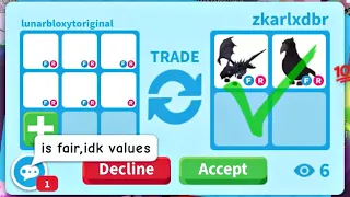 😱💀NO WAY! I JUST DECLINED THEIR SHADOW DRAGON AND CROW FOR MY GREAT OFFER! ADOPT ME #adoptmetrades