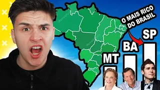 Richest Person From Each Brazilian State - RICHEST PEOPLE OF BRAZIL !  |🇬🇧 Gringo Britânico Reagindo