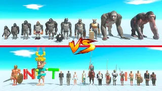 Primates vs Humans - Animal Revolt Battle Simulator