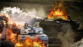 Podívejte se na toto video! Okamžik, kdy byl britský tank Challenger 2 zničen ruským tankem