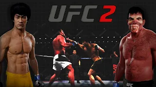 Zombie Red Hulk vs. Bruce Lee - EA sports UFC 2