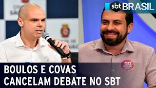 Covas e Boulos cancelam participação em debate do SBT | SBT Brasil (17/11/20)