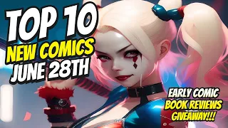 TOP 10 New Comic Books June 28th 2023 🔥 REVIEWS, COVERS, SPOILERS & GIVEAWAY