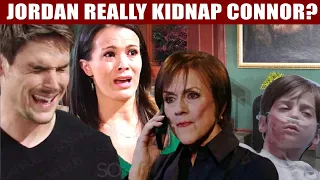 CBS Y&R Spoilers Connor mysteriously disappears - Adam confirms that Jordan is the kidnapper