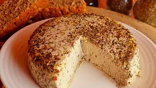 VEGAN SUNFLOWER SEED CHEESE, Super easy and delicious, WITHOUT NUTRITIONAL YEAST.