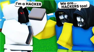 I Made A FAKE CLAN To Catch HACKERS.. IT WORKED! (Roblox Bedwars)