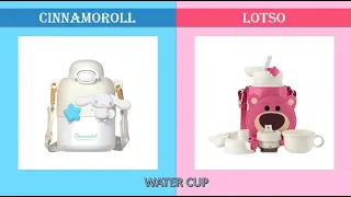 Lisa or Lena | Cinnamoroll vs Lotso | Cute things | Blue vs Pink