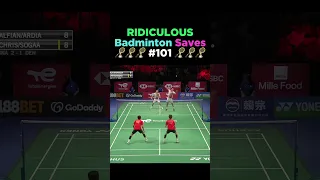 Ridiculous Badminton Saves #101