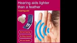 New hearing aid sound amplifier for the elderly