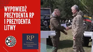 Wypowiedź Prezydenta RP Andrzeja Dudy i Prezydenta Litwy Gitanasa Nausedy