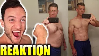 Sascha Huber reagiert auf heftige 1 Jahres Transformation!