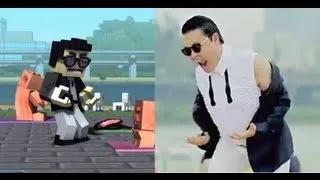 Minecraft Style / Gangnam Style Comparison High Quality