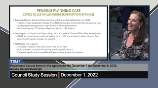 Council Study Session - 12/1/2022