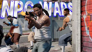 Marabunta Grande VS Ballas  // NPC WARS // GTA 5