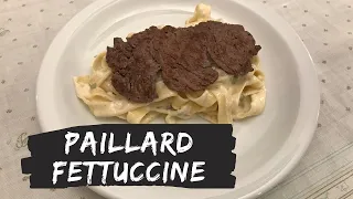 Paillard Servido Com Fettuccine | Prato Maravilhoso | Delícias da Eleni