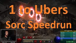 1 to Ubers Sorc Speedrun! 4:42:23! - Diablo 2 Resurrected