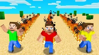 Minecraft BUT Moving = FIRE!