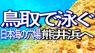 鳥取ゆる旅　日本海の穴場！熊井浜でシュノーケリング満喫