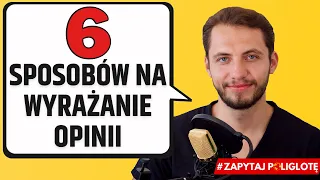 Jak wyrazić opinię po niemiecku? #zapytajpoliglotę de odc. 130