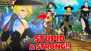 THIS IS HILARIOUS LOL! GIANT BOOSTER HOLY RELIC IS STUPID STRONG!! | Seven Deadly Sins: Grand Cross