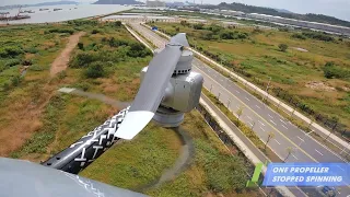 Flying Car Single Propeller Failure Test