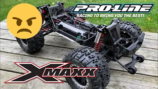 Broke my Traxxas X-maxx after 3 minutes (Update Video)