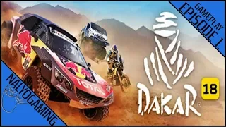 DAKAR 18, Rally Racing SIM, PS4 Gameplay First Look (Tutorial & First Online Race)